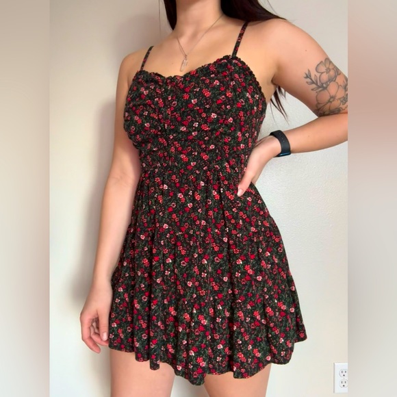 Floral mini dress - Picture 1 of 6